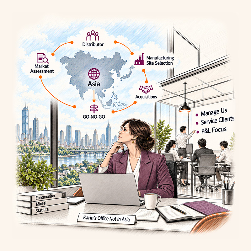 Managing Asia expansion alongside the day job