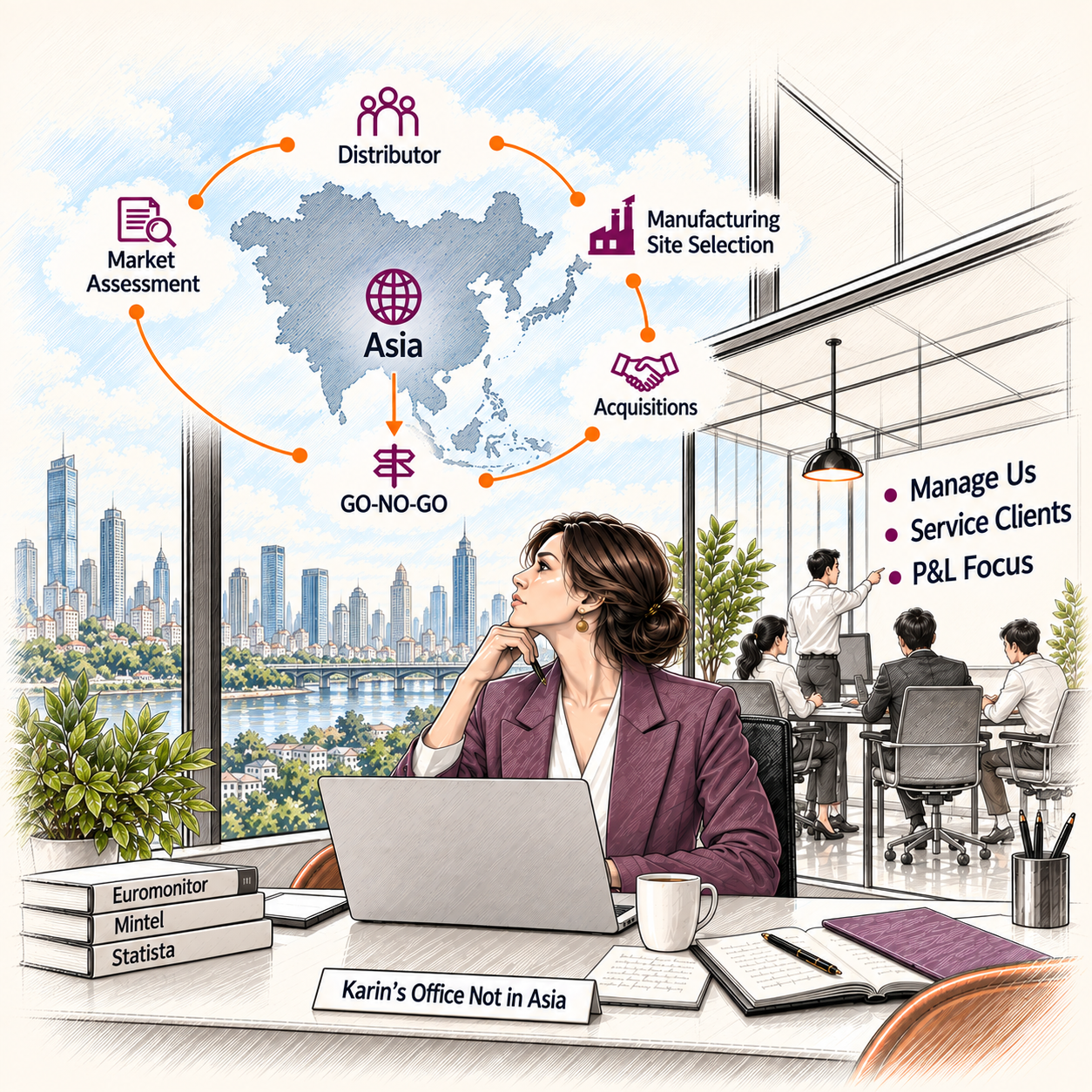 Managing Asia expansion alongside the day job